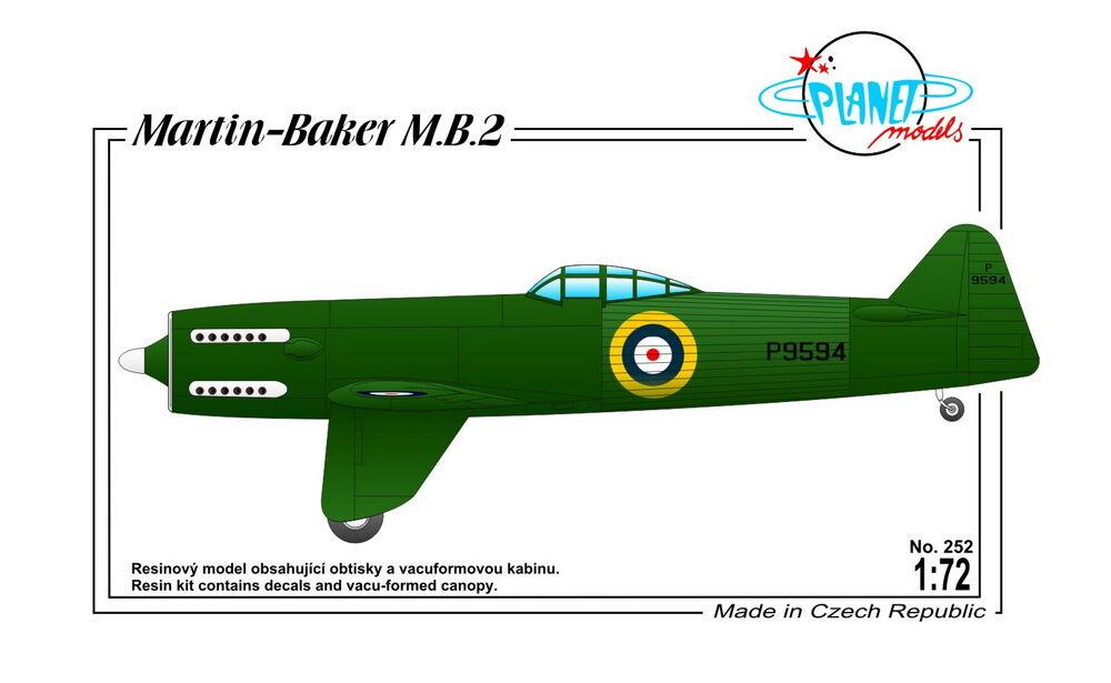 Martin-baker MB-2 British Fighter Protot von Planet Models