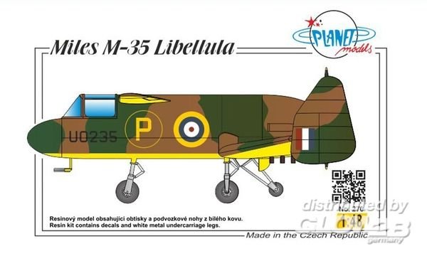 Miles M-35 Libellula von Planet Models