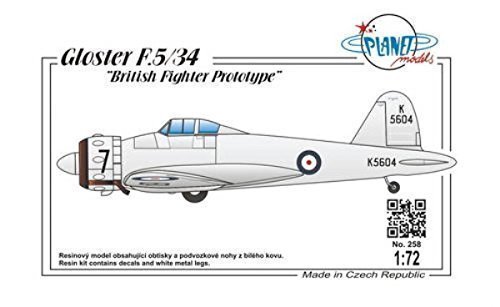 Planet Models PLT258 Modellbausatz Gloster F.5/34 British Fighter Prototype von Planet Models