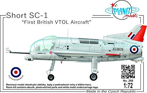 Planet Models PLT266 - Modellbausatz Short SC-1 First British VTOL Aircraft, grau von Planet Models