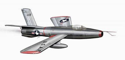 Republic XF-91 Thunderceptor V-tail version von Planet Models