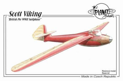 Scott Viking British Pre WWII Sailplane von Planet Models