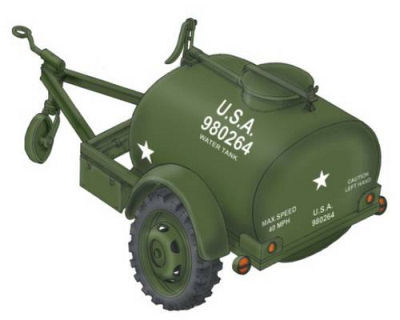 WWII US Water Tank Trailer Ben Hur von Planet Models