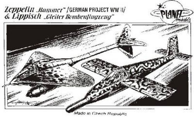 Zeppelin Rammer & Lippisch Gleiter von Planet Models