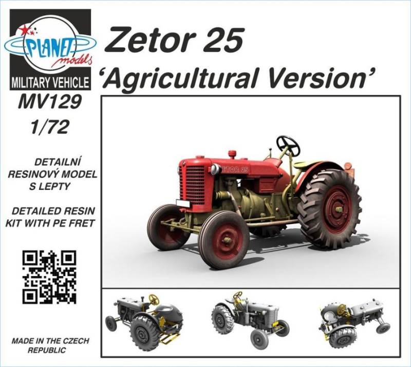 Zetor 25 Agricultural Version von Planet Models