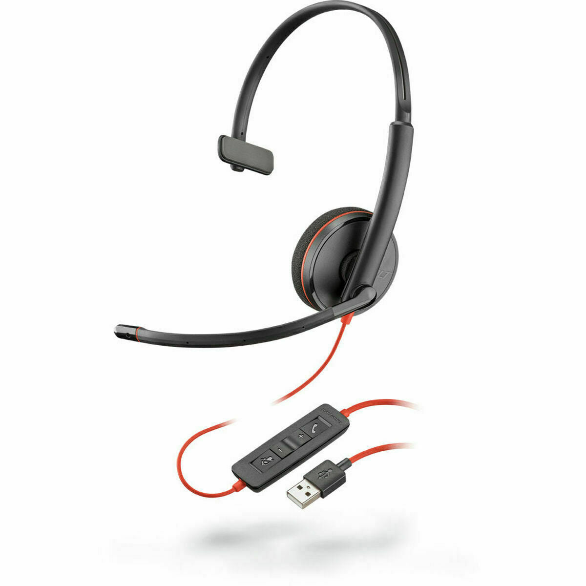 Kopfhörer mit Mikrofon Plantronics 209744-201 Schwarz Rot von Plantronics