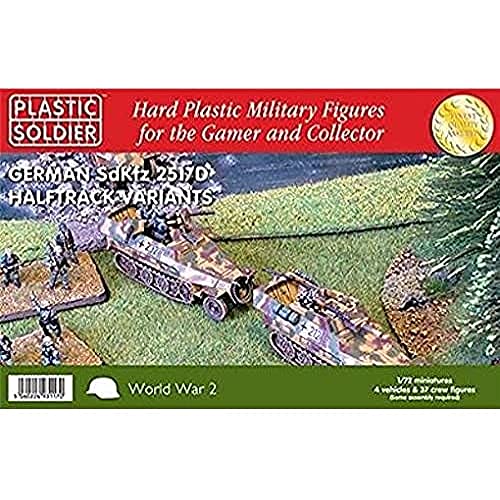 Plastic Soldier Deutsches Sdkfz 251/D Variantenbausatz 1/72. Miniatur von Plastic Soldier