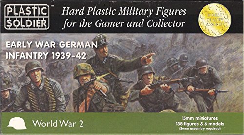 15mm WW2 Early War German Infantry 1939-42 von Plastic Soldier