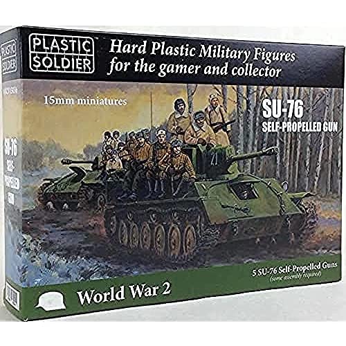 Plastic Soldier 15 mm russische SU-76 Selbstfahrende Pistole # WW2V15036, Mehrfarbig von Plastic Soldier