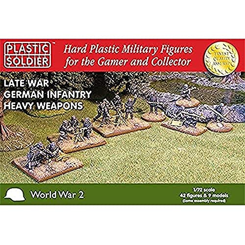 Plastic Soldier Deutsche Schwerwaffe im Spätkrieg 1/72. Miniatur von Plastic Soldier