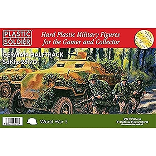 Plastic Soldier Einfache Montage Deutsch Sdkfz 251 Ausf D Halbschiene 1/72 Miniatur von Plastic Soldier