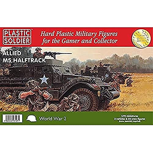 Plastic Soldier M5 Halftrack 1/72. Miniatur, mehrfarbig von Plastic Soldier