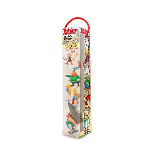 Plastoy SAS 70385 - Asterix Dorfbewohner - Tube (7 Figuren), Mulitcolor von Plastoy