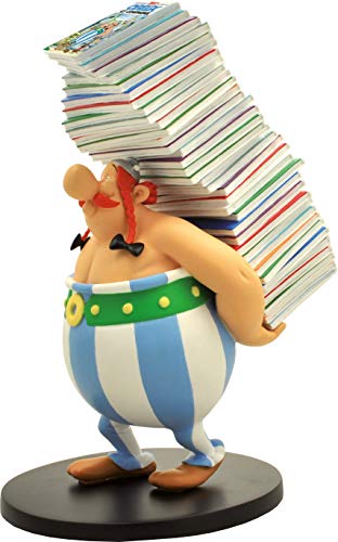 Plastoy SAS 124 - Obelix trägt Bücherstapel, 14.00 x 13.00 x 25.00 von Plastoy