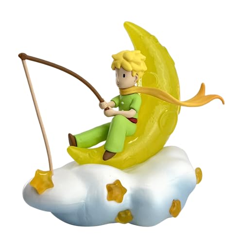 Plastoy SAS PLA40456 Little Prince Fishing Kleine Prinz fischt in den Wolken von Plastoy