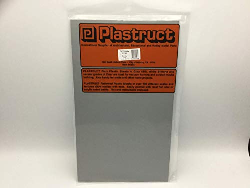 Plastruct SSA-103 Gray ABS,.030 (4) PLS91003 von Plastruct