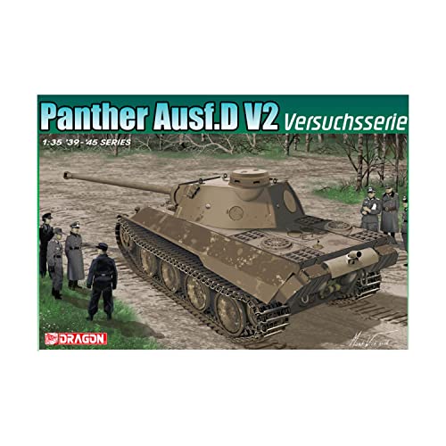 Dragon Models USA DRA6830 1/35 Panther Ausf.D V2 Versuchsserie-Smart Kit von Platz