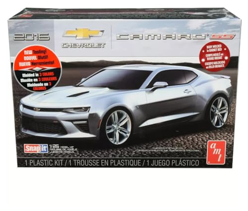 Round2 AMT982M/12 AMT982M amt 1/25 2016er Chevy Camaro SS, Snap kit, Schwarz von Platz