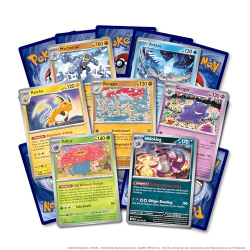 Pokemon Kartenset 20 Verschiedene Pokemon Reverseholokarten, original Pokemon Karten, Glitzerkarten in deutsch - händisch ausgewählte Sammelkarten von Platzmangel