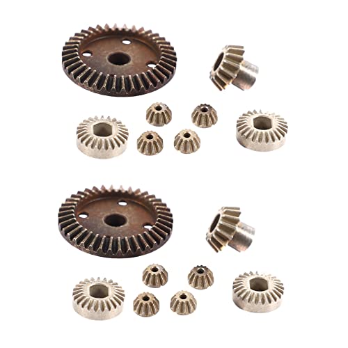 Plawee 2X für A949 A959 Upgrade Metall Differential Getriebe für 1/18 A949 A959 A969 A979 K929 A959-B A969-B RC Auto Teile von Plawee