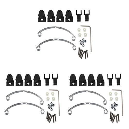 Plawee 3X StahlblattfederaufhäNgungssatz für B14 B16 B24 B36 Ural Q60 Q61 Q62 Q63 Q64 6X6 Schwarz von Plawee