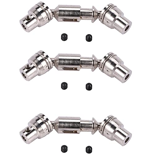 Plawee 3X Upgrade Teil Metall Achse Shaft Set für 1/16 6WD B16 RC Truck Auto Dauerhaft Teile & ACCS Ersetzen von Plawee