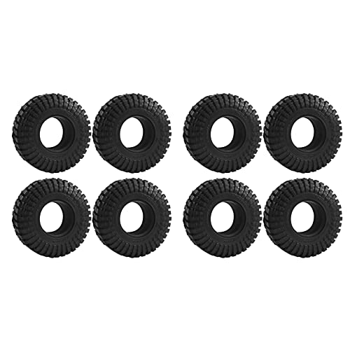 Plawee 8PCS 110X39MM 1,9 Gummi Radreifen Reifen für 1/10 RC Crawler Auto Axial SCX10 90046 SCX10 III AXI03007 TRX4 D90 von Plawee