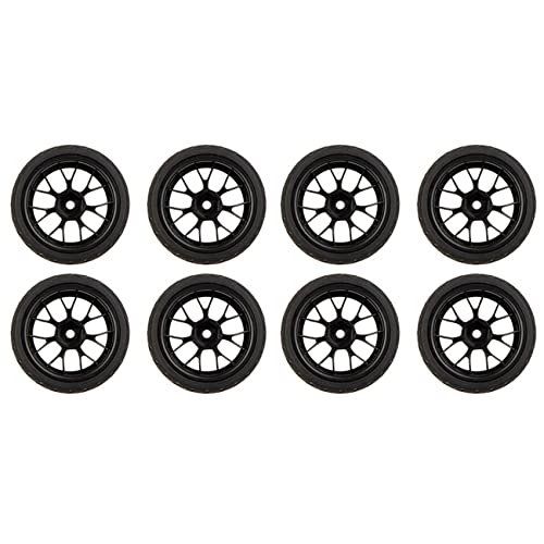 Plawee 8Pcs Hochleistungs 1/10 Rallye FelgenräDer und Reifen 20101 für Rc Car von Plawee