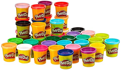 HASBRO FRANCE A2003908 Hasbro Play Doh 40 Töpfe, Mehrfarbig von Play-Doh