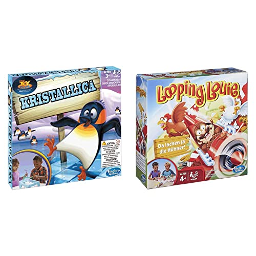 Hasbro Kristallica, Kindgerechtes Geschicklichkeitsspiel Ab 3 Jahren & Looping Louie Kinderspiel, lustiges 3D Spiel, Partyspiel für Kindergeburtstage, Gesellschafts- & Familienspiel, ab 4 Jahren von Play-Doh