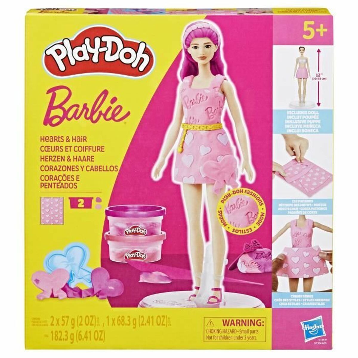 Knetspiel Play-Doh Barbie Hearts & Hair Bunt Knetspiel Play-Doh Barbie Hearts & Hair Bunt von Play-Doh