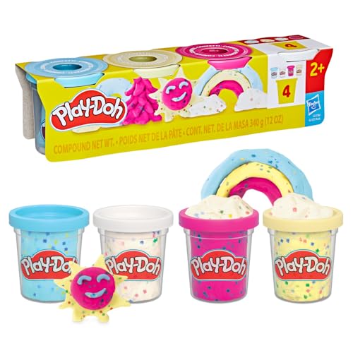 Play-Doh 4er-Pack Konfettiknete – buntes Knet-Set für kreatives Spielen und Basteln Play-Doh 4er-Pack Konfettiknete – buntes Knet-Set für kreatives Spielen und Basteln von Play-Doh