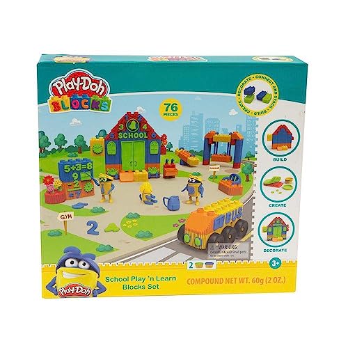 Play-Doh Blocks School Play 'n Learn Blocks Set von Bildo