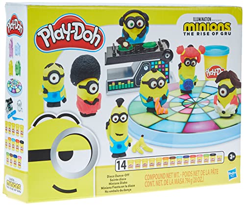 Play-Doh Hasbro E8765 Minions – Auf der Suche nach dem Mini-Boss Minions Disko Spielzeug für Kinder ab 3 Jahren mit 14 Farben Play-Doh Hasbro E8765 Minions – Auf der Suche nach dem Mini-Boss Minions Disko Spielzeug für Kinder ab 3 Jahren mit 14 Farben von Play-Doh