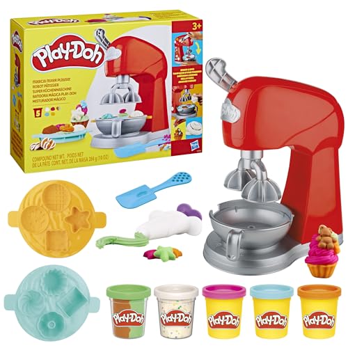 Play-Doh Kitchen Creations Super Küchenmaschine, Küchenspielzeug mit Zubehör, zum Kneten und Spielen für Kinder von Play-Doh