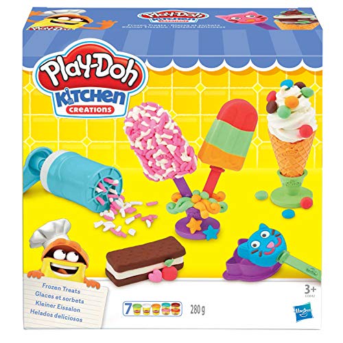 Play-Doh - Kleiner Eissalon Knete, für Fantasievolles und Kreatives Spielen von Play-Doh