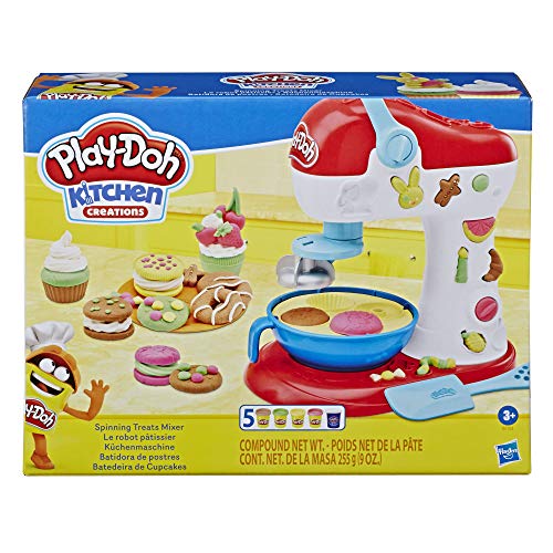 Play-Doh Küchenmaschine Spielzeug Küchengerät für Kinder ab 3 Jahren mit 5 Farben von Play-Doh