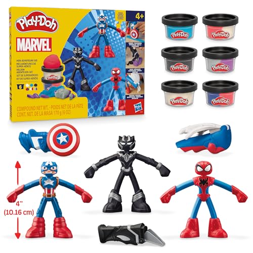 Play-Doh Marvel Helden Abenteuer-Set Action-Figuren Spielset von Play-Doh