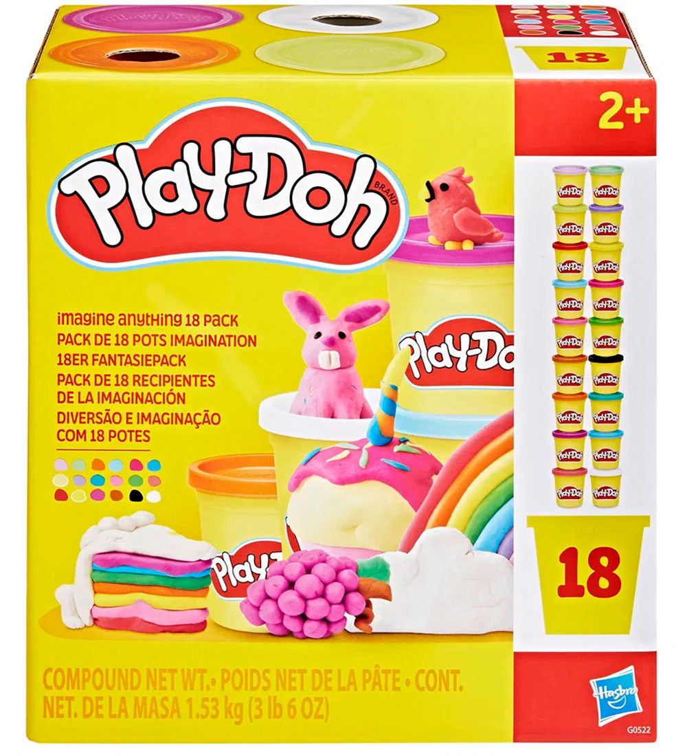 Play-Doh Modelliermasse-Set - 18er-Pack - Imagine Alles - Play-Doh - One Size - Knete Play-Doh Modelliermasse-Set - 18er-Pack - Imagine Alles - Play-Doh - One Size - Knete von Play-Doh