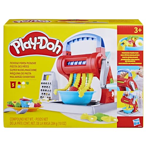 Play-Doh E7776 Kitchen Creations Super Nudelmaschine Spielset für Kinder ab 3 Jahren, Mehrfarbig von Play-Doh