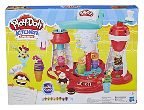 Play-Doh Super Eiscreme Maschine, Knete für fantasievolles und kreatives Spielen von Play-Doh