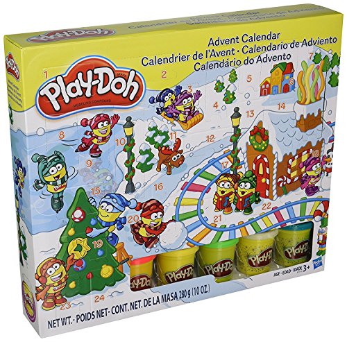 Play-Doh – b21999 – Modeling Compound Spielzeug – Weihnachts Adventskalender – Beinhaltet 5 Farbe Tubs von Play-Doh