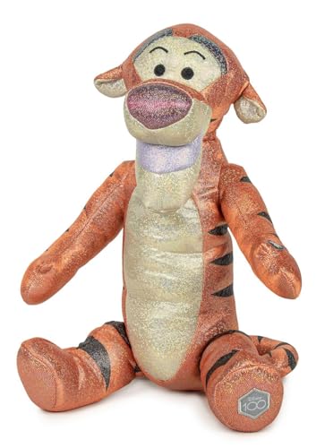 DISNEY 100 YEARS Tigger Plüsch - Glitter & Sound, 30 cm von Play by Play