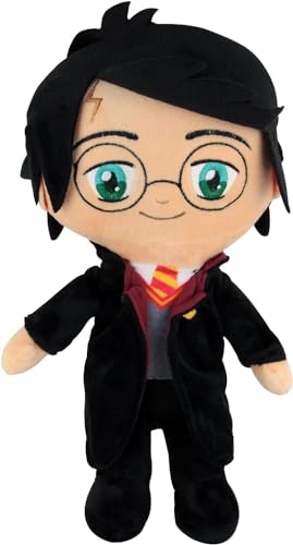 P:os 33894 - Harry Potter Plüschfigur erwachsen, ca. 29 cm groß, originalgetreu gestaltet, aus weichem Polyester, ein Muss für alle Fans des bekannten Zauberers von Play by Play