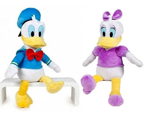 Play by Play Disney - Plüschtiere Pack 2 plüsch Donald Duck und Daisy Duck 40 cm - Qualität super Soft von Play by Play