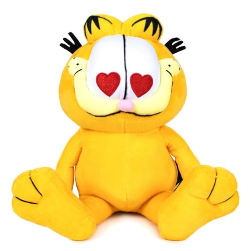 Play by Play Garfield EMOJI CUTE Plüschtier Katze aus dem Film The Garfield Movie - Höhe 30 cm (26 cm sitzend) von Play by Play