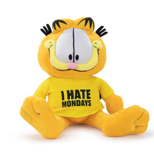 Play by Play Garfield Plüschtier, 25 cm, 760024336 (gelbes T-Shirt) von Play by Play