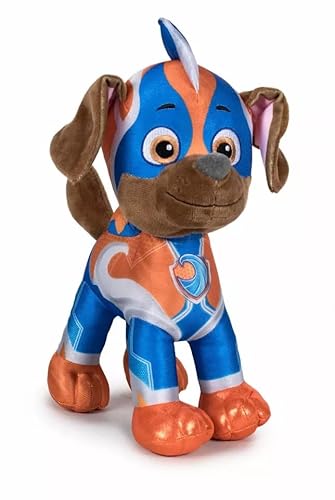 Play by Play Kuscheltier 19 cm Superwelpen Offizielles Lizenzprodukt Chase Marshall Skye Rocky Zuma Rubble Ella Tuck Pfote Mighty Hunde Welpen Plüschtier Stofftier (Zuma) von Play by Play