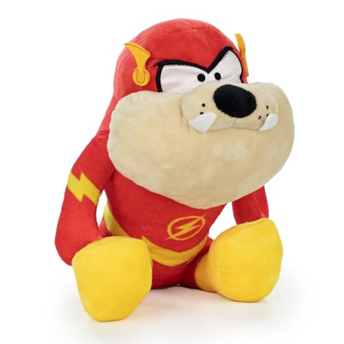 Play by Play Looney Tunes Superhelden Plüschtier, Taz Flash, 22 cm, 760022183 von Play by Play