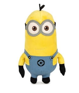 Play by Play Minions – Plüschfiguren & Kuscheltiere in 20 cm, 30 cm und 50 cm: Bob, Otto, Kevin, Stuart und Dave – Verschiedene Editionen und Größen zur Auswahl (Kevin 22cm) von Play by Play